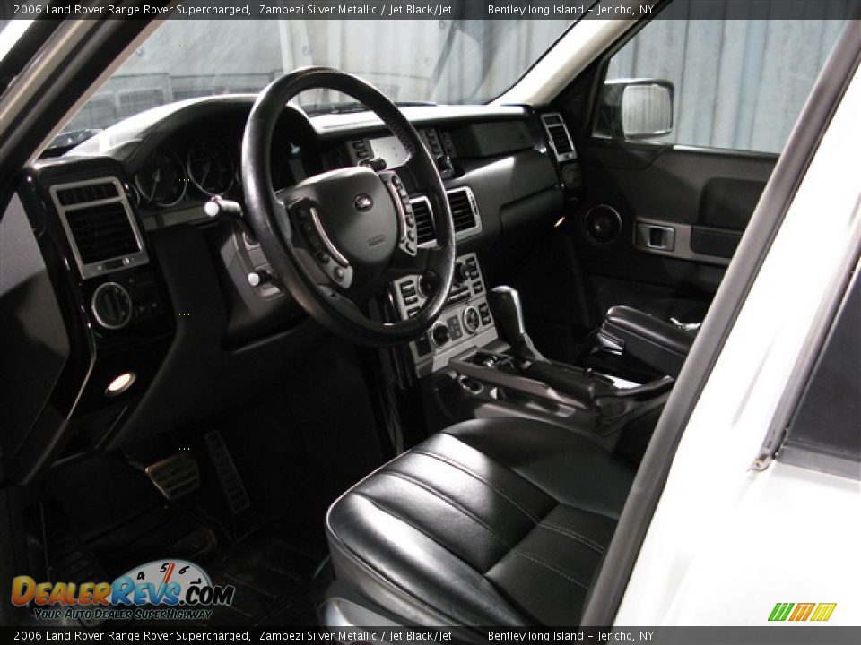 2006 Land Rover Range Rover Supercharged Zambezi Silver Metallic / Jet Black/Jet Photo #6