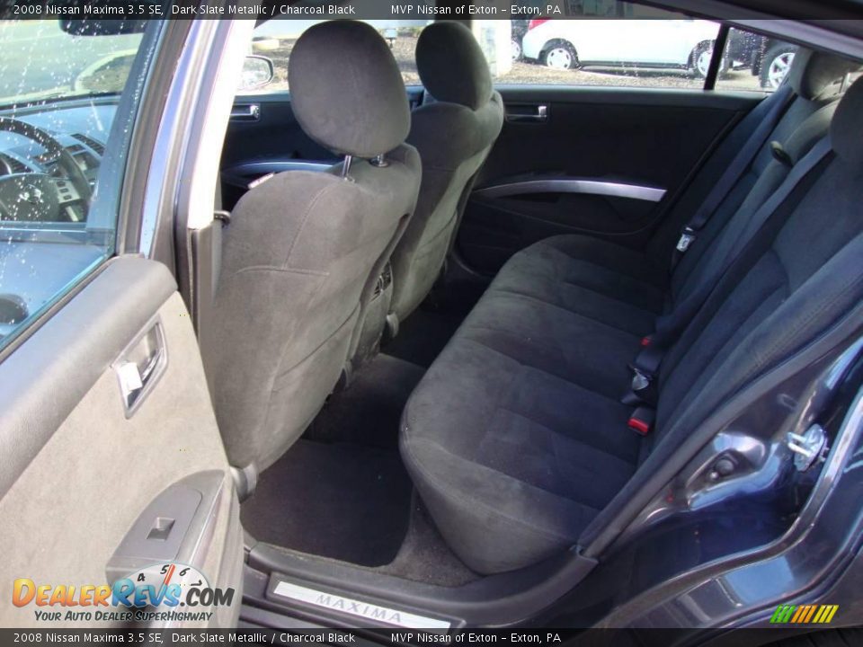2008 Nissan Maxima 3.5 SE Dark Slate Metallic / Charcoal Black Photo #14