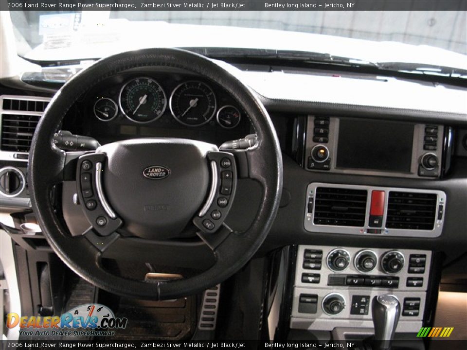 2006 Land Rover Range Rover Supercharged Zambezi Silver Metallic / Jet Black/Jet Photo #7