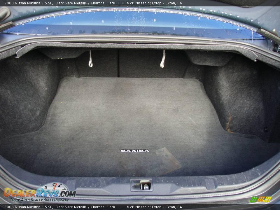 2008 Nissan Maxima 3.5 SE Dark Slate Metallic / Charcoal Black Photo #15