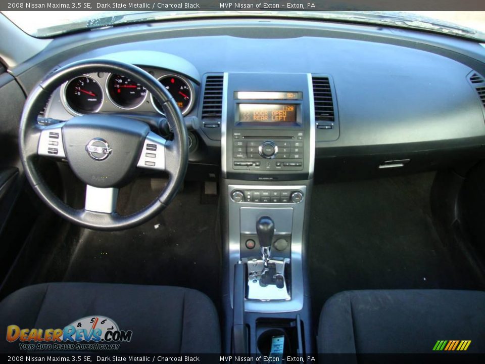 2008 Nissan Maxima 3.5 SE Dark Slate Metallic / Charcoal Black Photo #17