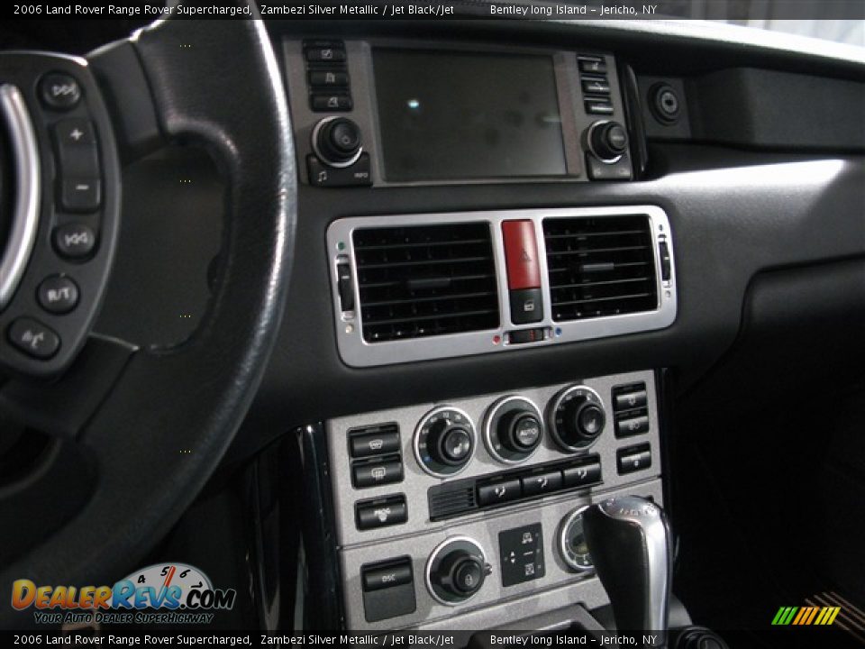 2006 Land Rover Range Rover Supercharged Zambezi Silver Metallic / Jet Black/Jet Photo #8