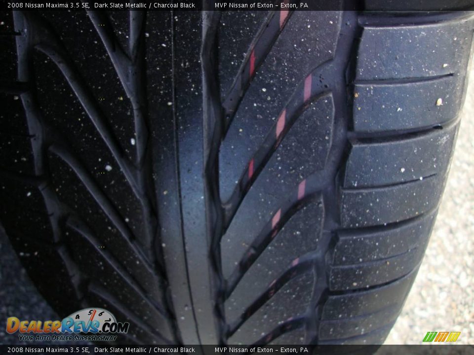 2008 Nissan Maxima 3.5 SE Dark Slate Metallic / Charcoal Black Photo #19