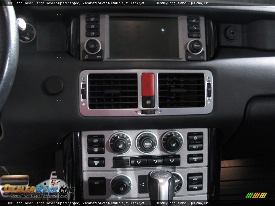 2006 Land Rover Range Rover Supercharged Zambezi Silver Metallic / Jet Black/Jet Photo #9