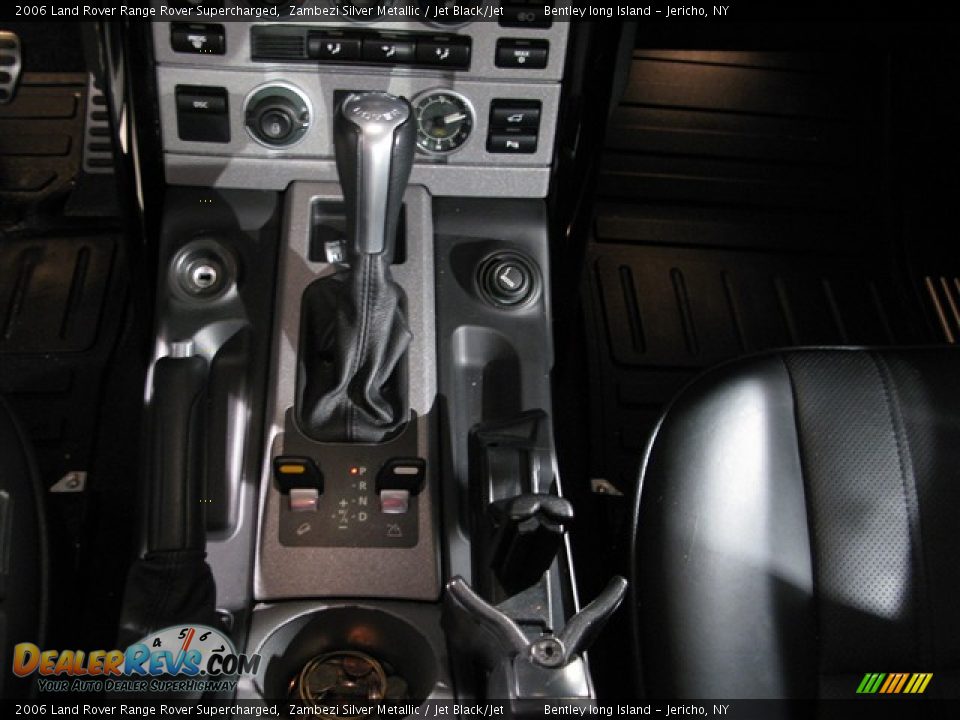 2006 Land Rover Range Rover Supercharged Zambezi Silver Metallic / Jet Black/Jet Photo #10