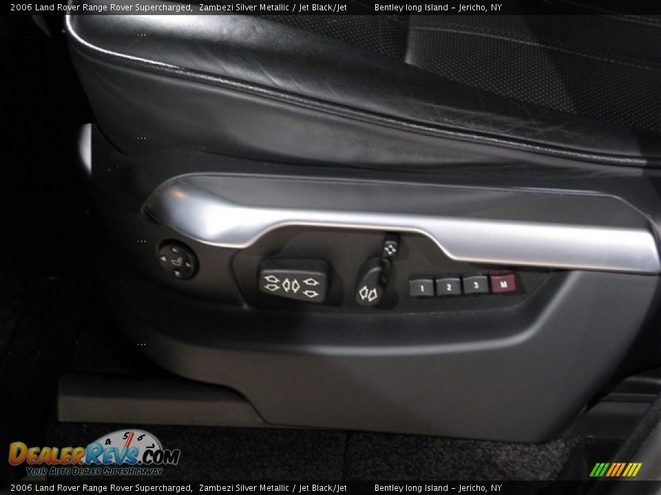 2006 Land Rover Range Rover Supercharged Zambezi Silver Metallic / Jet Black/Jet Photo #11