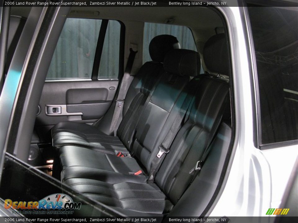 2006 Land Rover Range Rover Supercharged Zambezi Silver Metallic / Jet Black/Jet Photo #12