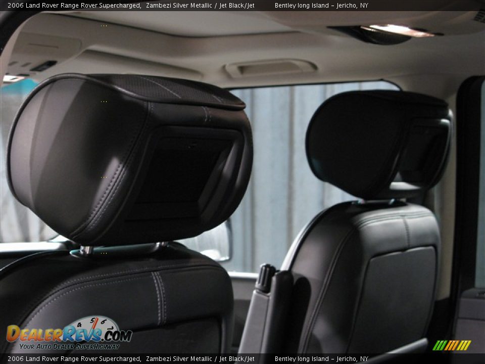 2006 Land Rover Range Rover Supercharged Zambezi Silver Metallic / Jet Black/Jet Photo #13