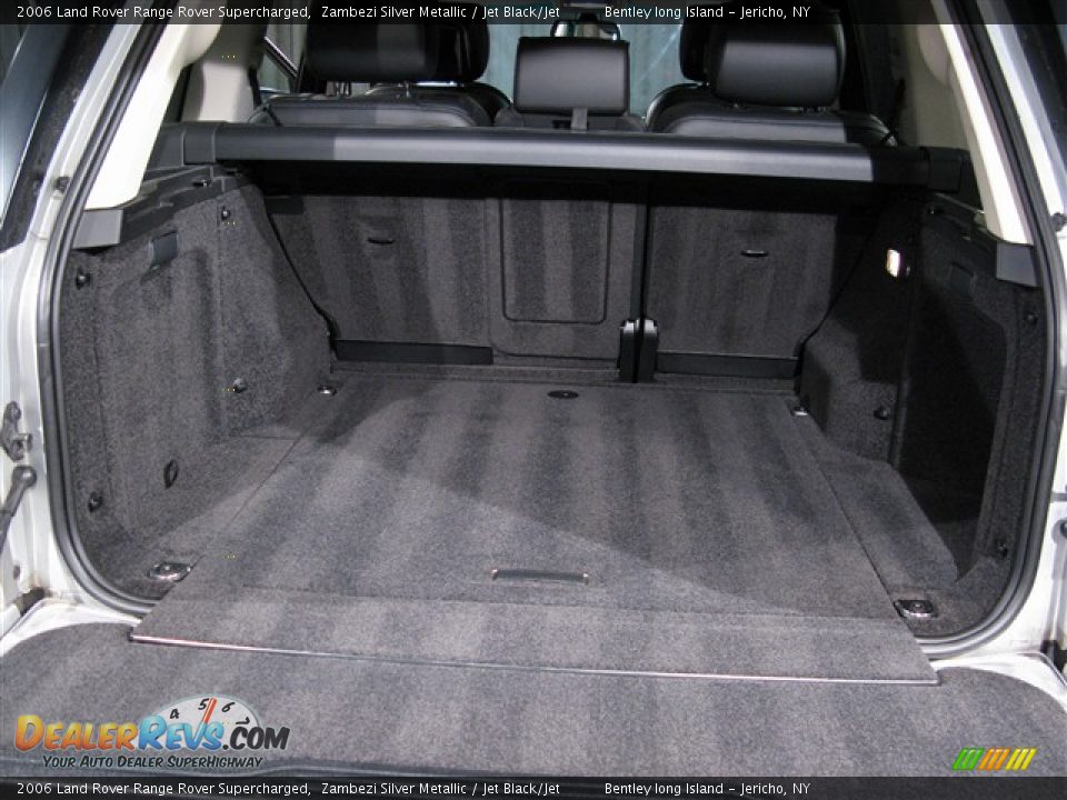 2006 Land Rover Range Rover Supercharged Zambezi Silver Metallic / Jet Black/Jet Photo #15