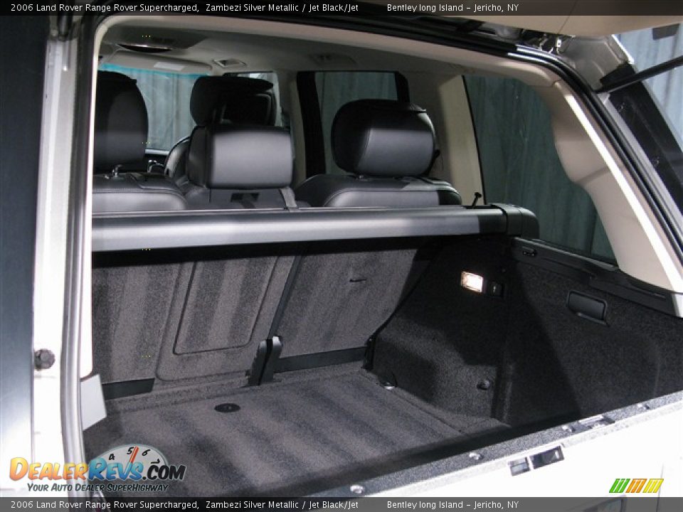 2006 Land Rover Range Rover Supercharged Zambezi Silver Metallic / Jet Black/Jet Photo #16