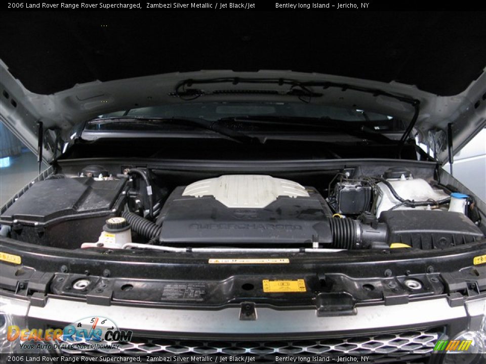 2006 Land Rover Range Rover Supercharged Zambezi Silver Metallic / Jet Black/Jet Photo #17