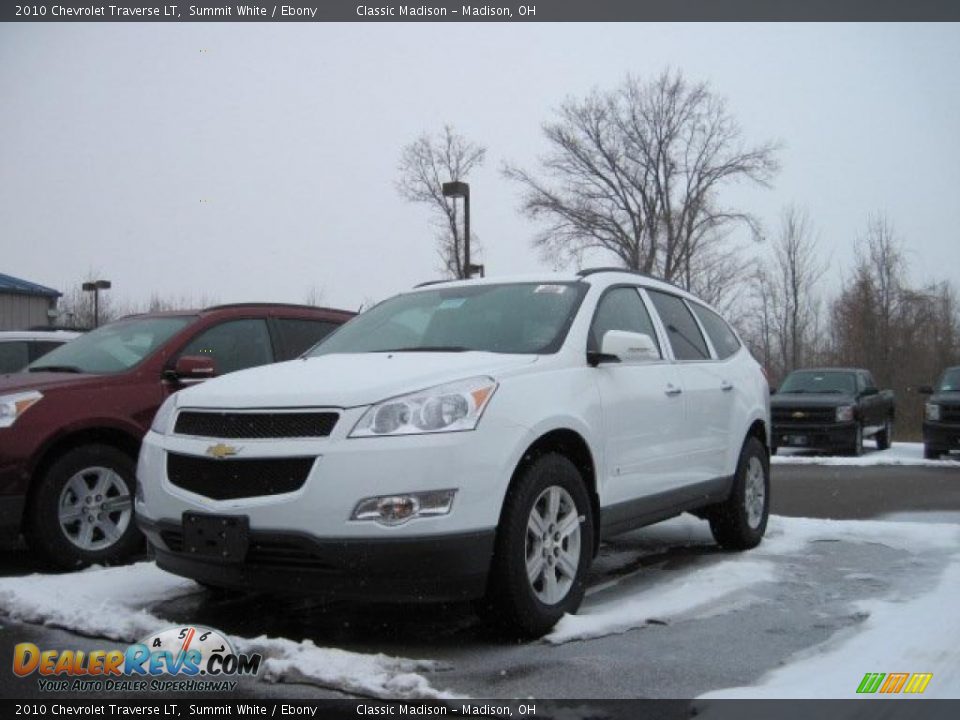 2010 Chevrolet Traverse LT Summit White / Ebony Photo #1