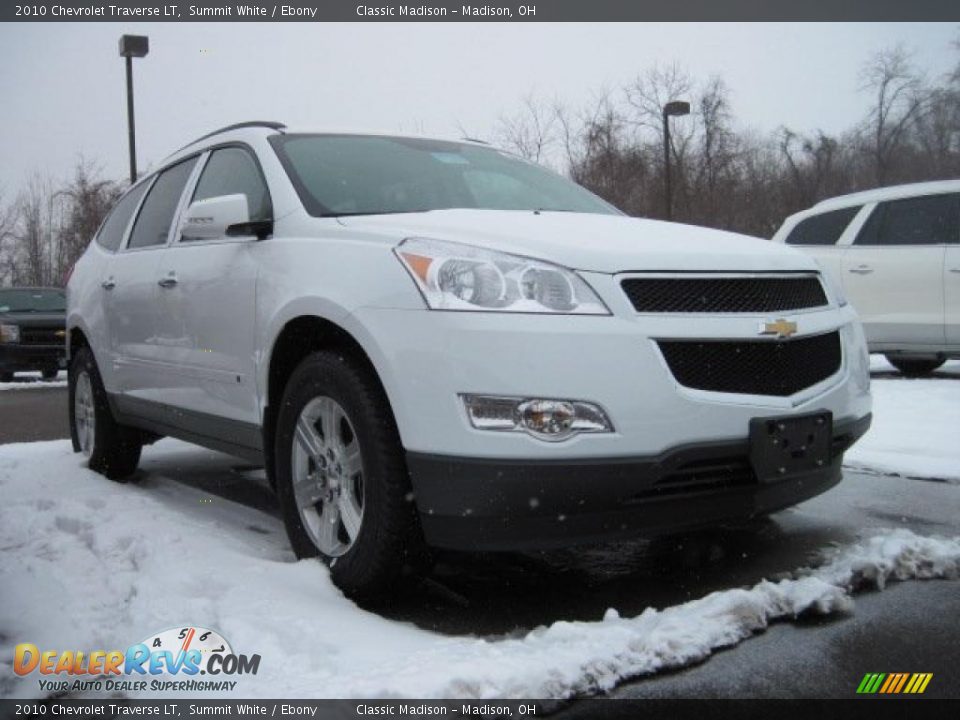 2010 Chevrolet Traverse LT Summit White / Ebony Photo #3