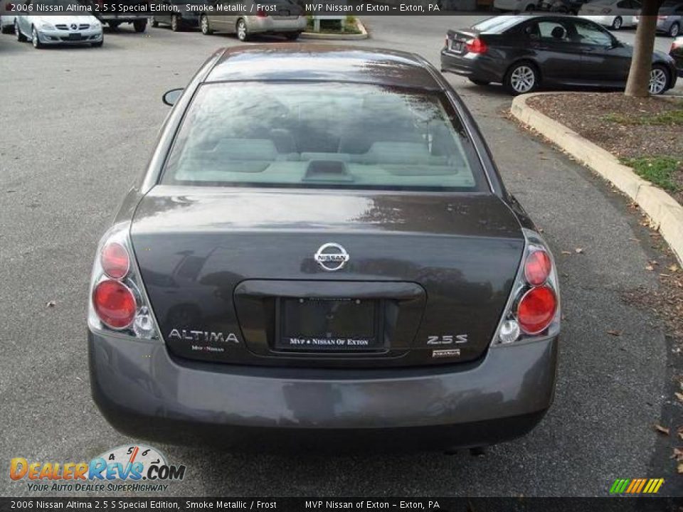 2006 Nissan Altima 2.5 S Special Edition Smoke Metallic / Frost Photo #5