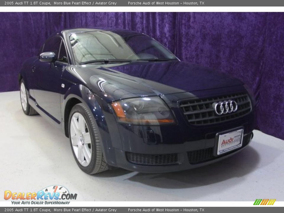 2005 Audi TT 1.8T Coupe Moro Blue Pearl Effect / Aviator Grey Photo #1