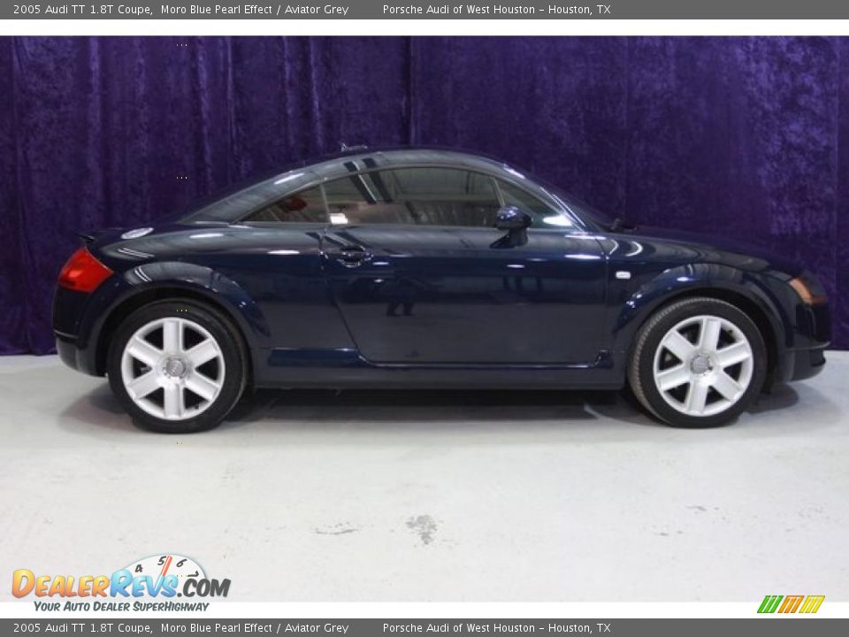 2005 Audi TT 1.8T Coupe Moro Blue Pearl Effect / Aviator Grey Photo #2
