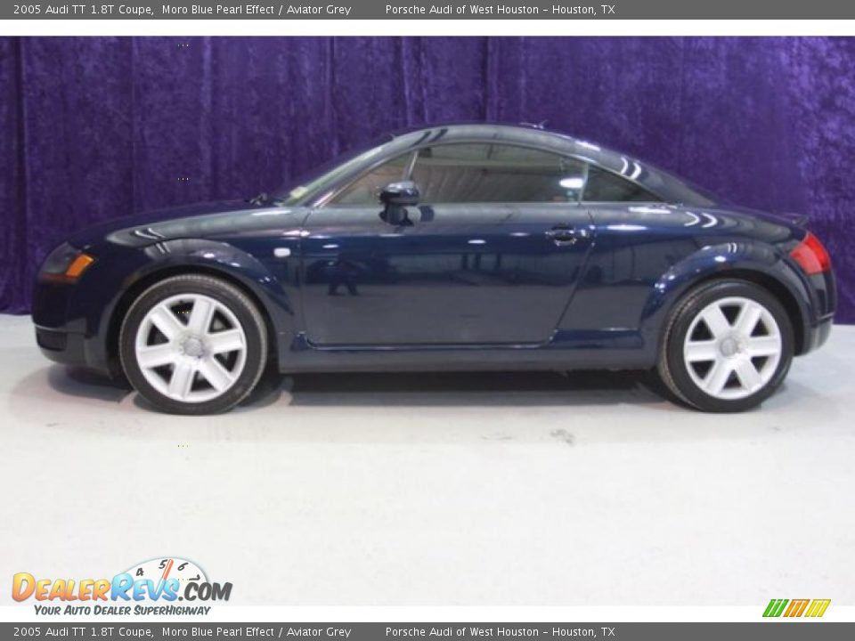 2005 Audi TT 1.8T Coupe Moro Blue Pearl Effect / Aviator Grey Photo #4