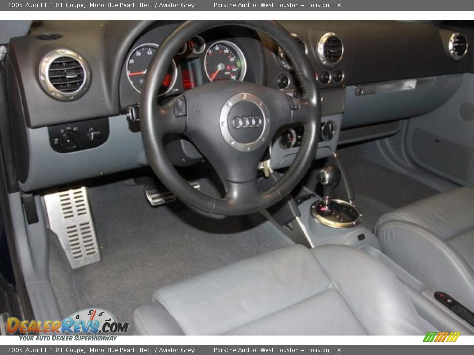 2005 Audi TT 1.8T Coupe Moro Blue Pearl Effect / Aviator Grey Photo #5