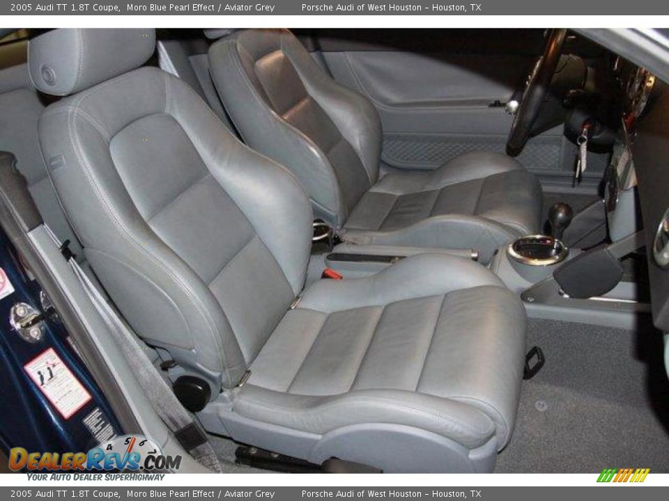 2005 Audi TT 1.8T Coupe Moro Blue Pearl Effect / Aviator Grey Photo #6