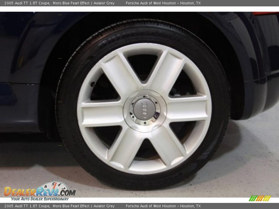 2005 Audi TT 1.8T Coupe Moro Blue Pearl Effect / Aviator Grey Photo #9