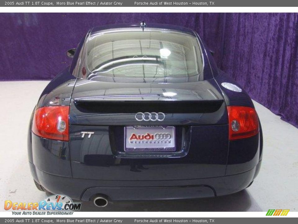 2005 Audi TT 1.8T Coupe Moro Blue Pearl Effect / Aviator Grey Photo #10