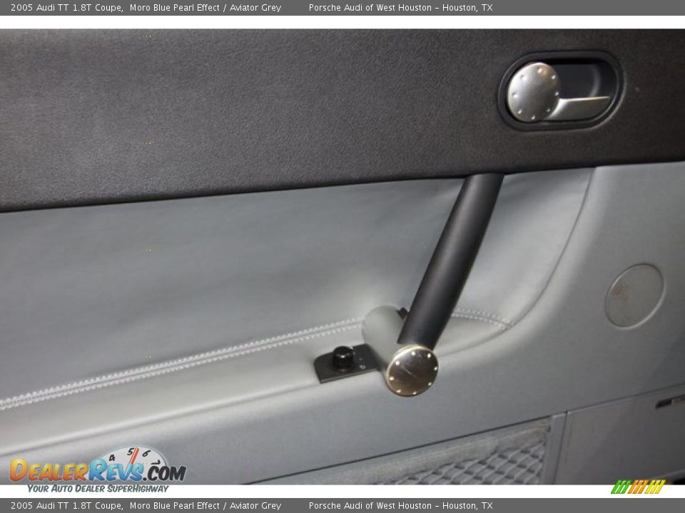 2005 Audi TT 1.8T Coupe Moro Blue Pearl Effect / Aviator Grey Photo #11
