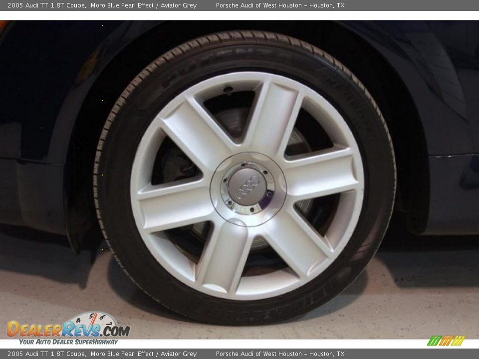 2005 Audi TT 1.8T Coupe Moro Blue Pearl Effect / Aviator Grey Photo #12