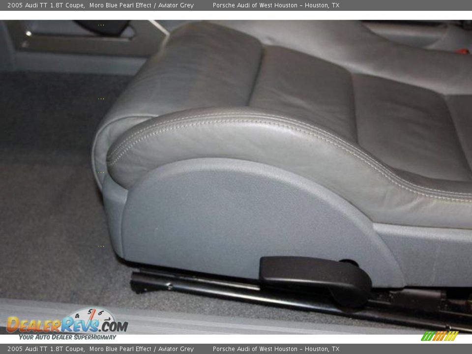 2005 Audi TT 1.8T Coupe Moro Blue Pearl Effect / Aviator Grey Photo #14