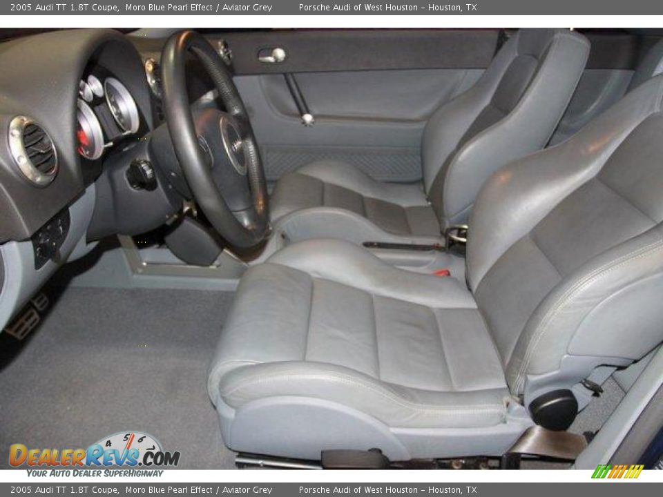 2005 Audi TT 1.8T Coupe Moro Blue Pearl Effect / Aviator Grey Photo #15