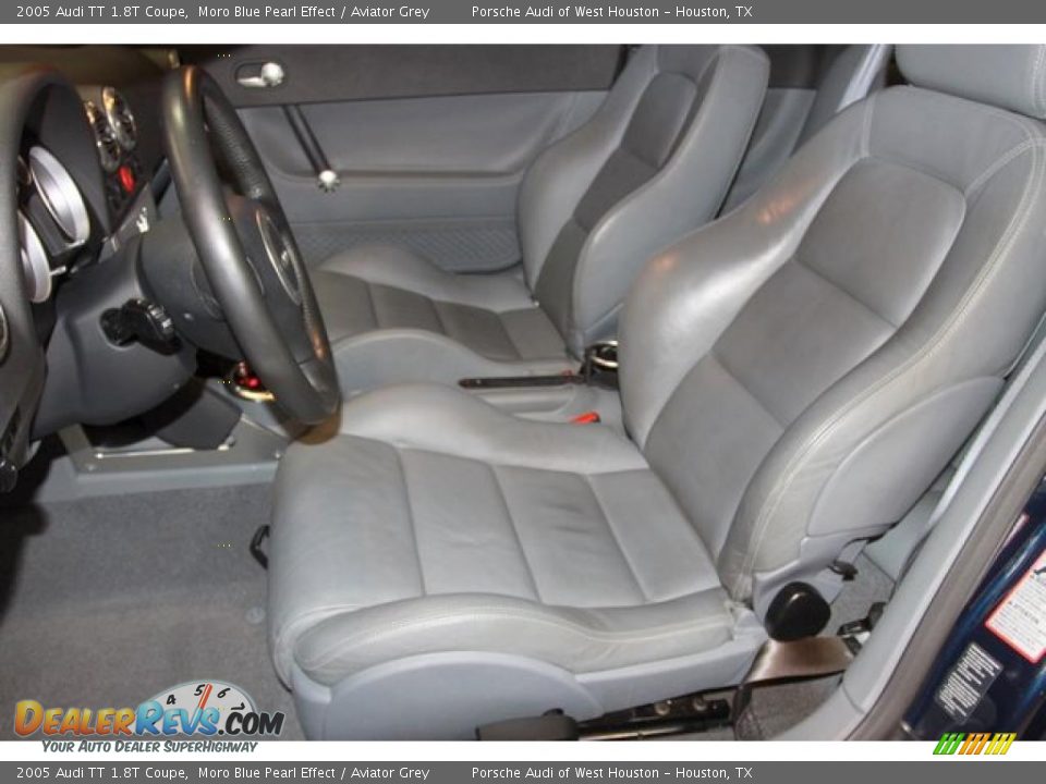 2005 Audi TT 1.8T Coupe Moro Blue Pearl Effect / Aviator Grey Photo #16