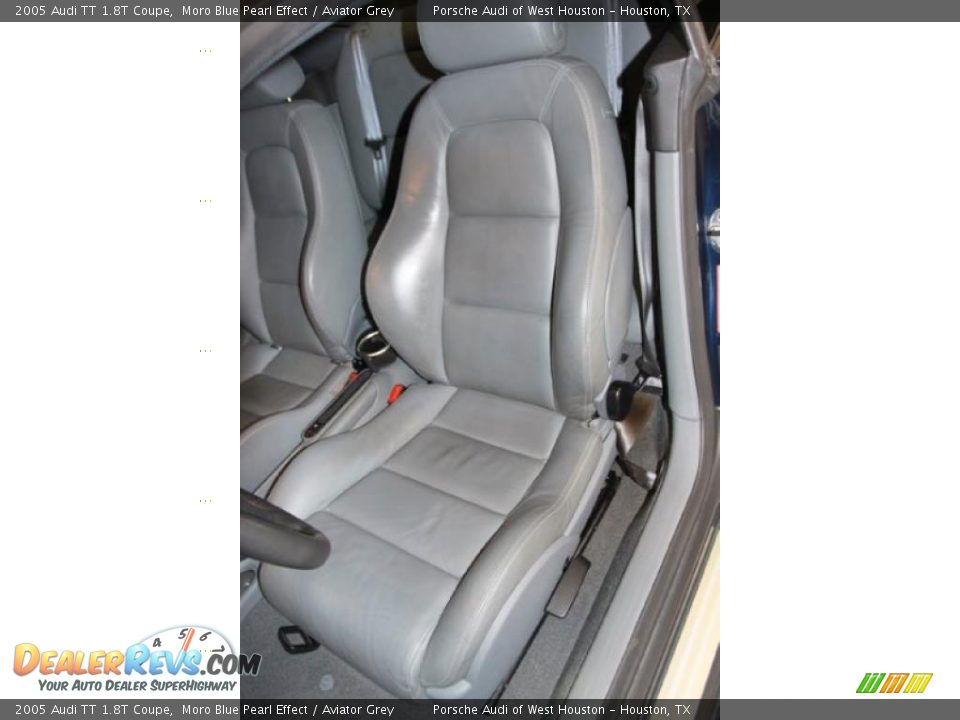 2005 Audi TT 1.8T Coupe Moro Blue Pearl Effect / Aviator Grey Photo #17