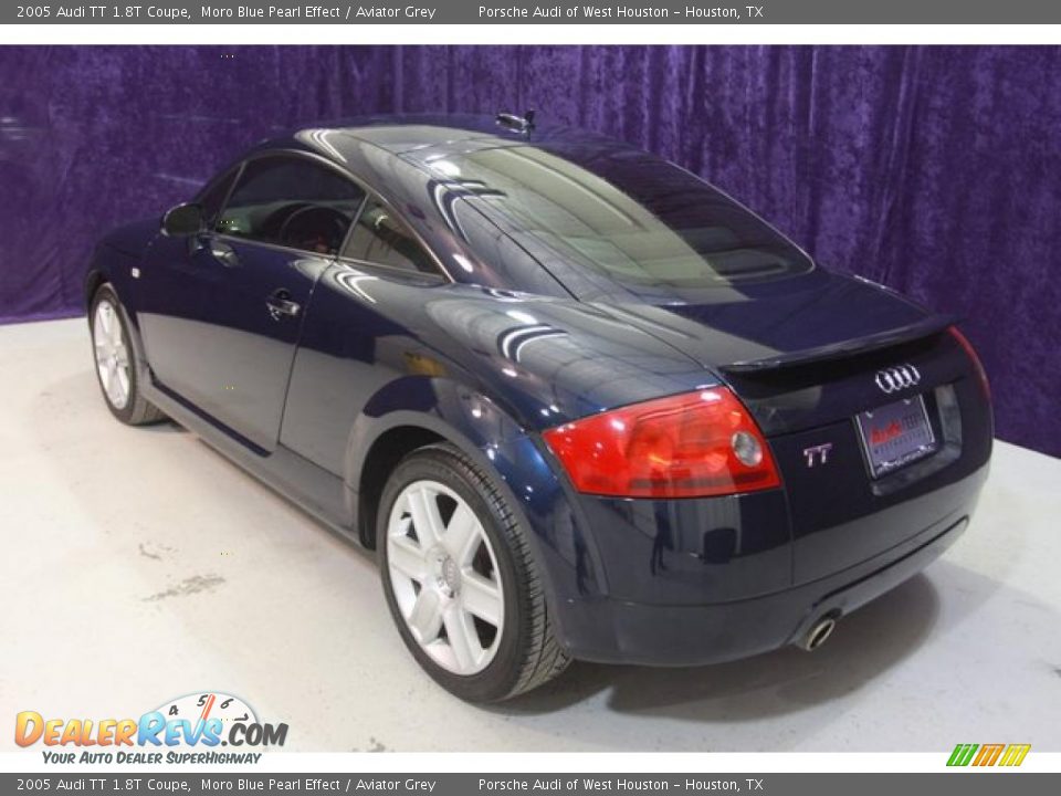 2005 Audi TT 1.8T Coupe Moro Blue Pearl Effect / Aviator Grey Photo #21