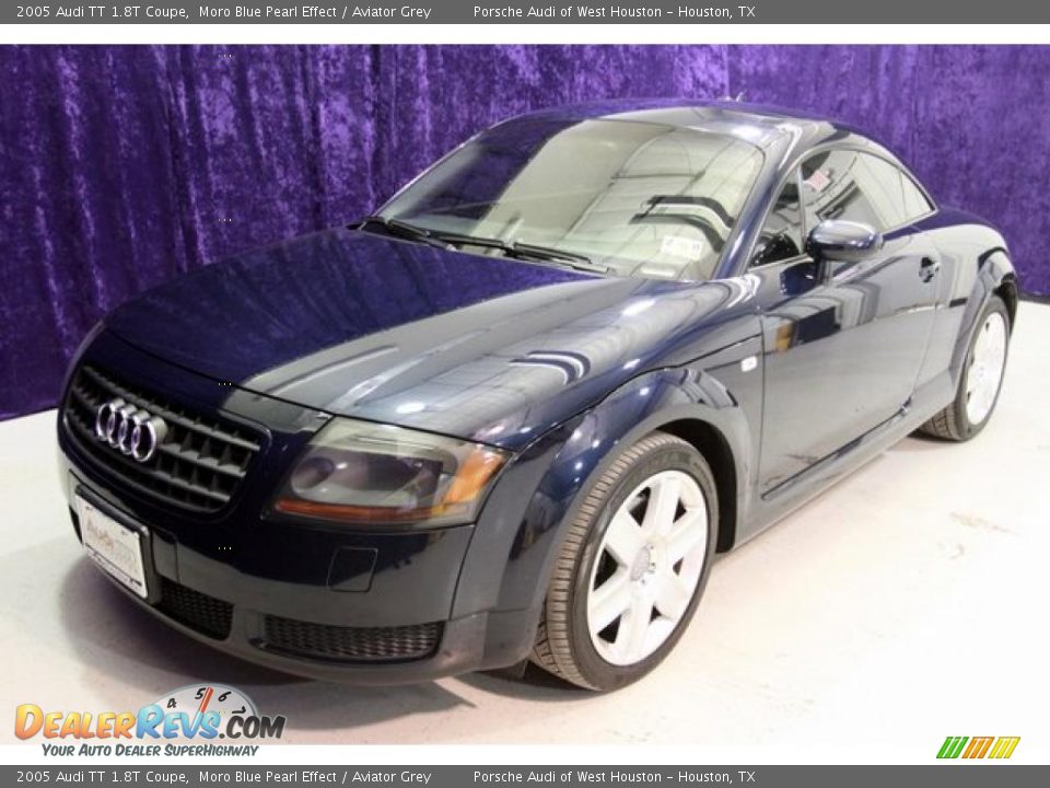 2005 Audi TT 1.8T Coupe Moro Blue Pearl Effect / Aviator Grey Photo #22