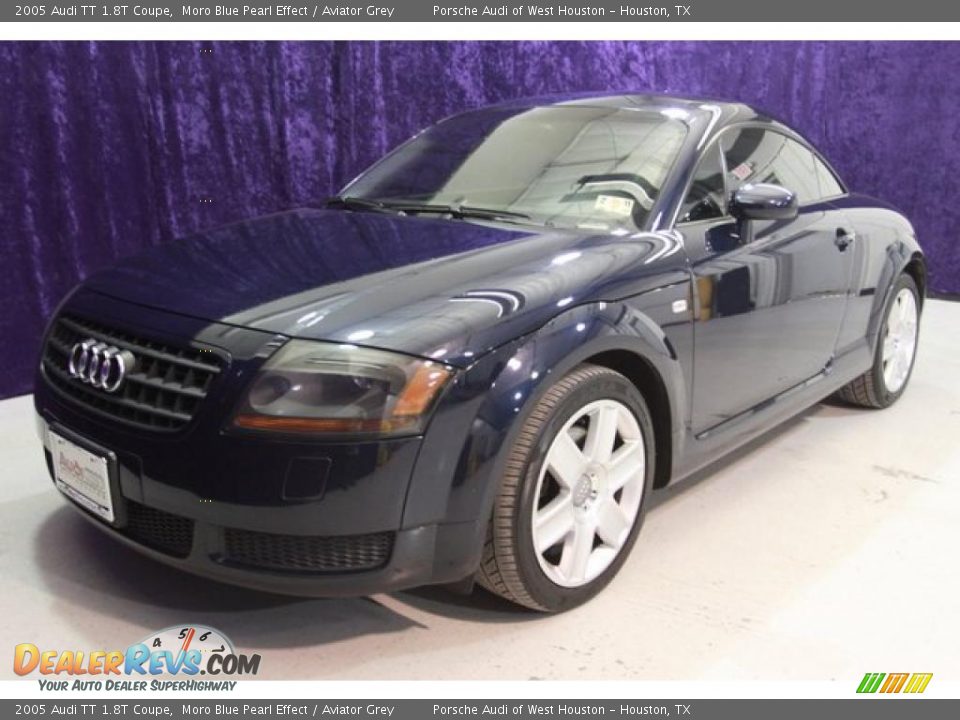 2005 Audi TT 1.8T Coupe Moro Blue Pearl Effect / Aviator Grey Photo #23