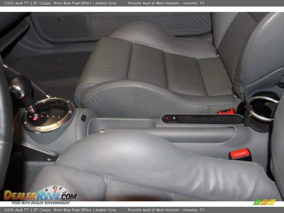 2005 Audi TT 1.8T Coupe Moro Blue Pearl Effect / Aviator Grey Photo #25