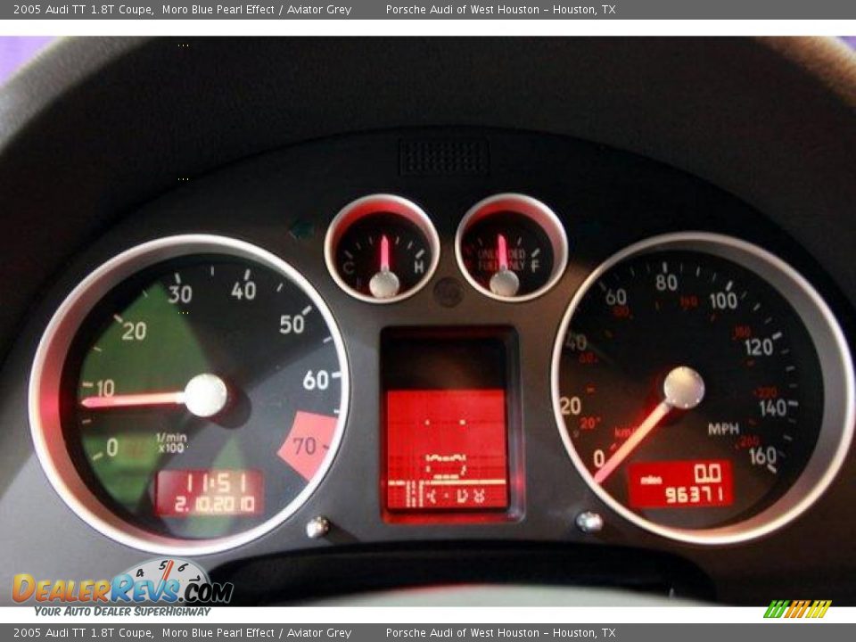 2005 Audi TT 1.8T Coupe Moro Blue Pearl Effect / Aviator Grey Photo #26
