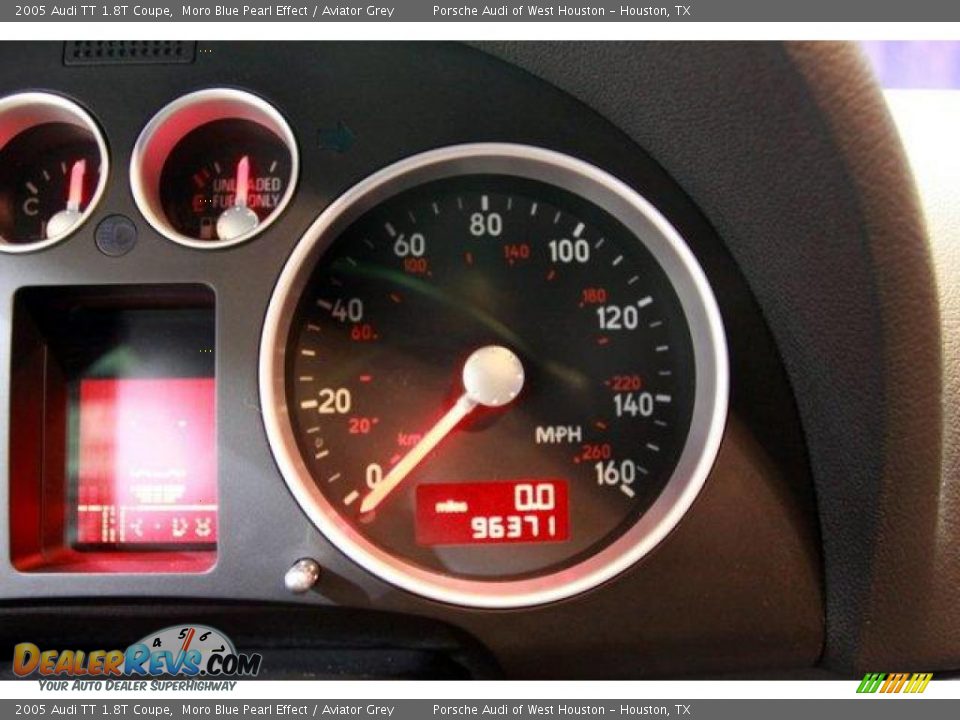 2005 Audi TT 1.8T Coupe Moro Blue Pearl Effect / Aviator Grey Photo #27