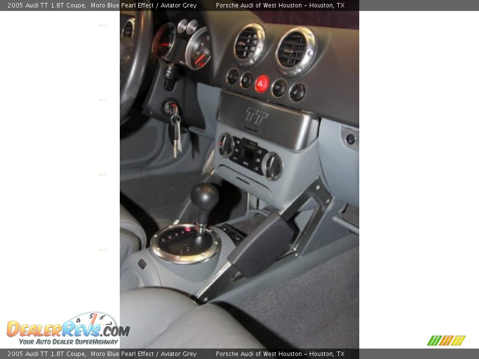2005 Audi TT 1.8T Coupe Moro Blue Pearl Effect / Aviator Grey Photo #35