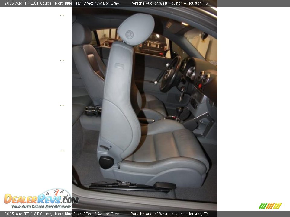 2005 Audi TT 1.8T Coupe Moro Blue Pearl Effect / Aviator Grey Photo #36