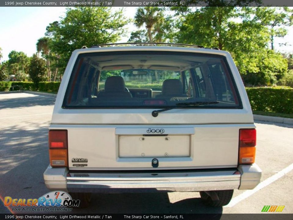 1996 Jeep Cherokee Country Light Driftwood Metallic / Tan Photo #6