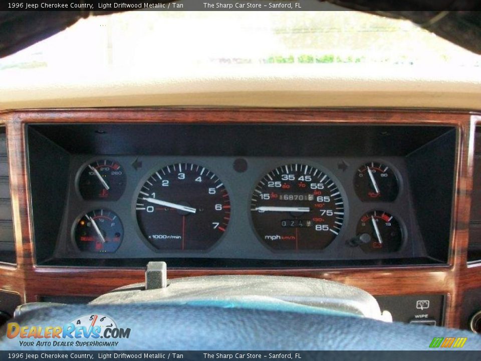 1996 Jeep Cherokee Country Light Driftwood Metallic / Tan Photo #14