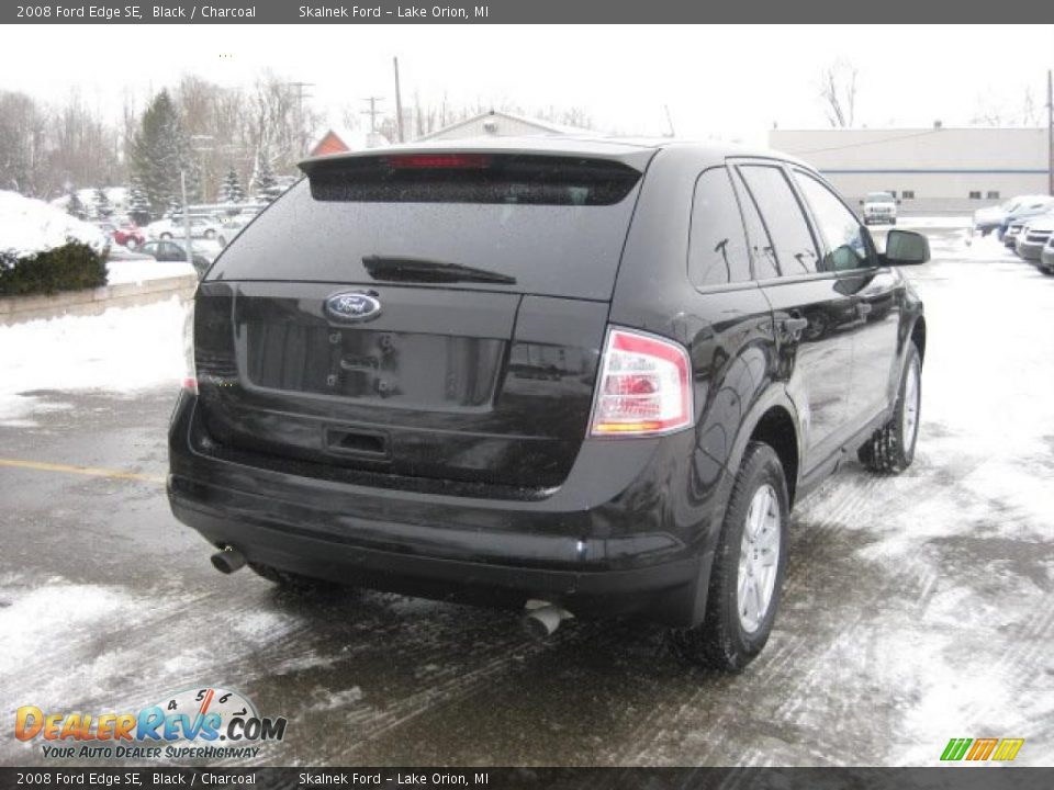 2008 Ford Edge SE Black / Charcoal Photo #4