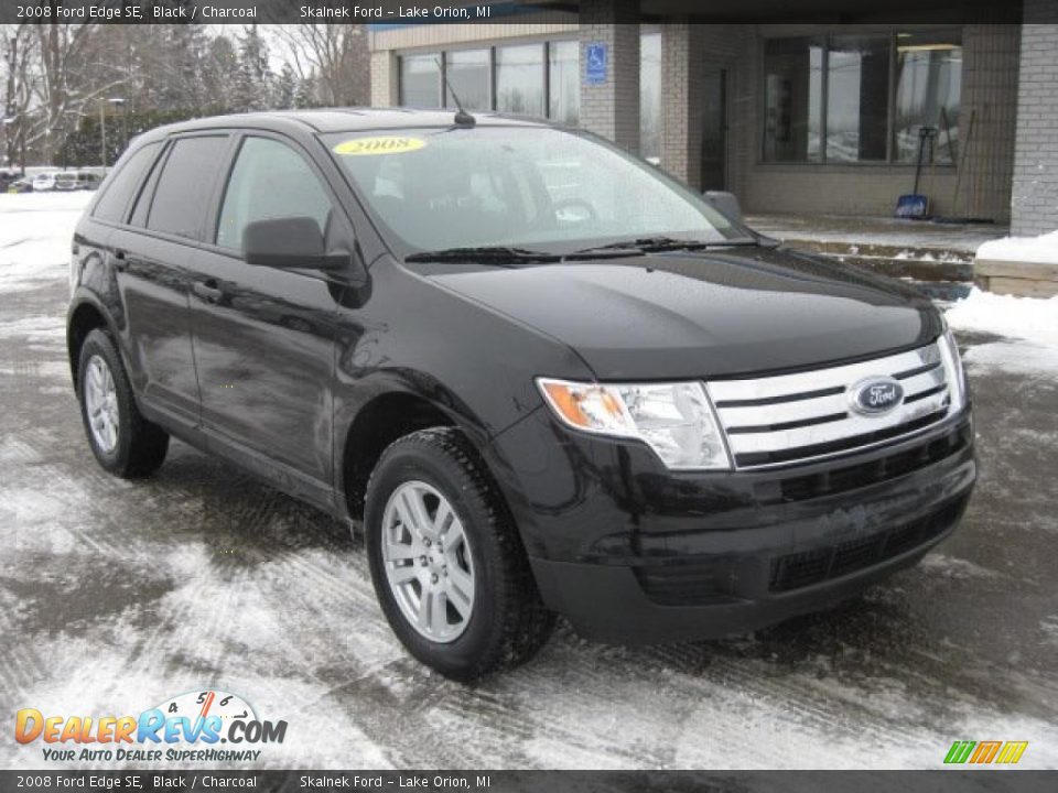 2008 Ford Edge SE Black / Charcoal Photo #12