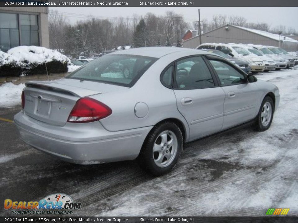 2004 Ford Taurus SE Sedan Silver Frost Metallic / Medium Graphite Photo #3