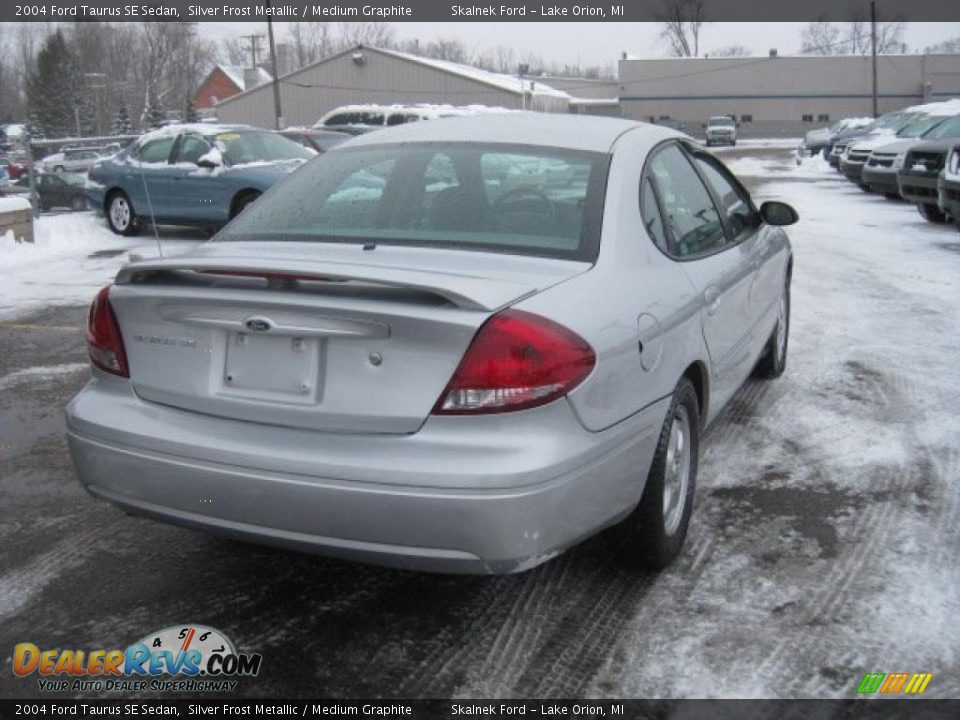 2004 Ford Taurus SE Sedan Silver Frost Metallic / Medium Graphite Photo #4