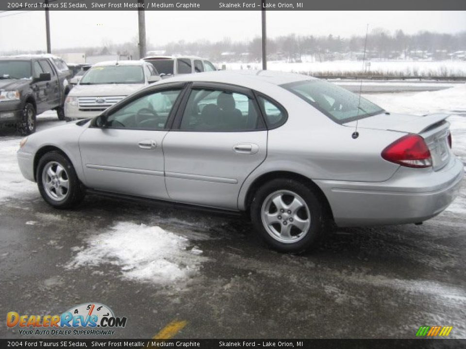 2004 Ford Taurus SE Sedan Silver Frost Metallic / Medium Graphite Photo #7