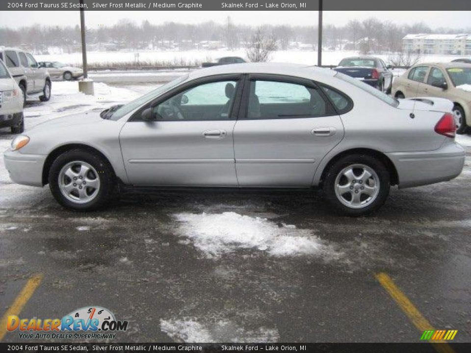 2004 Ford Taurus SE Sedan Silver Frost Metallic / Medium Graphite Photo #8