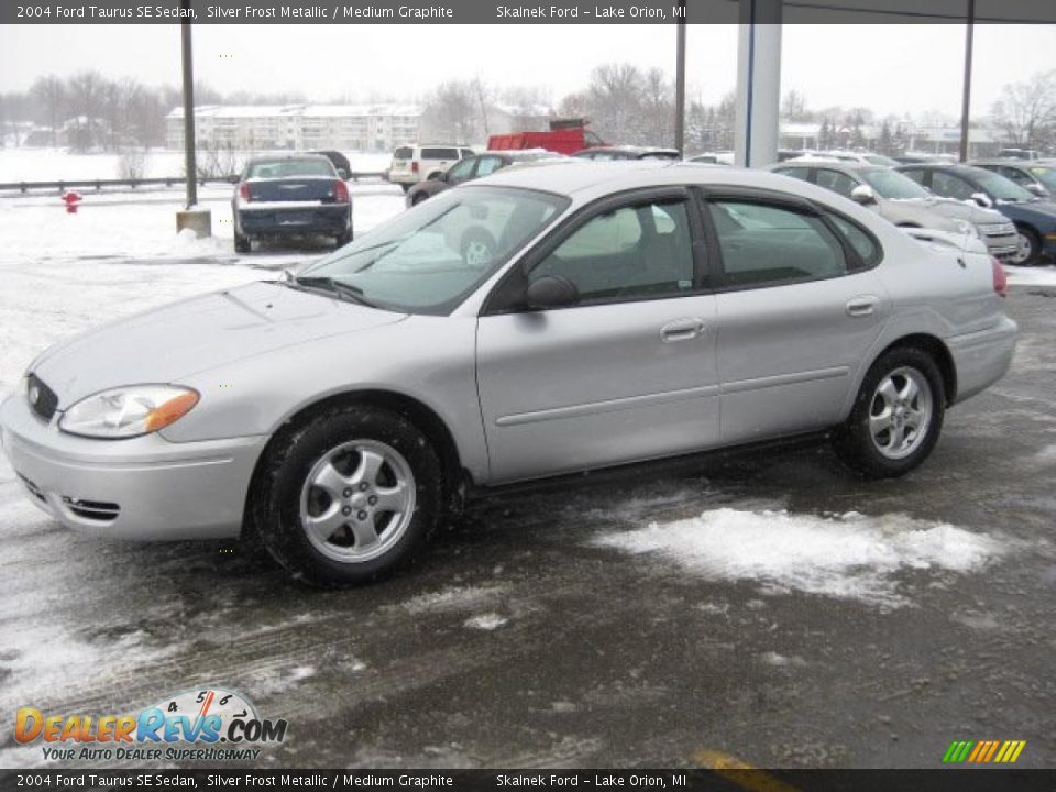 2004 Ford Taurus SE Sedan Silver Frost Metallic / Medium Graphite Photo #9