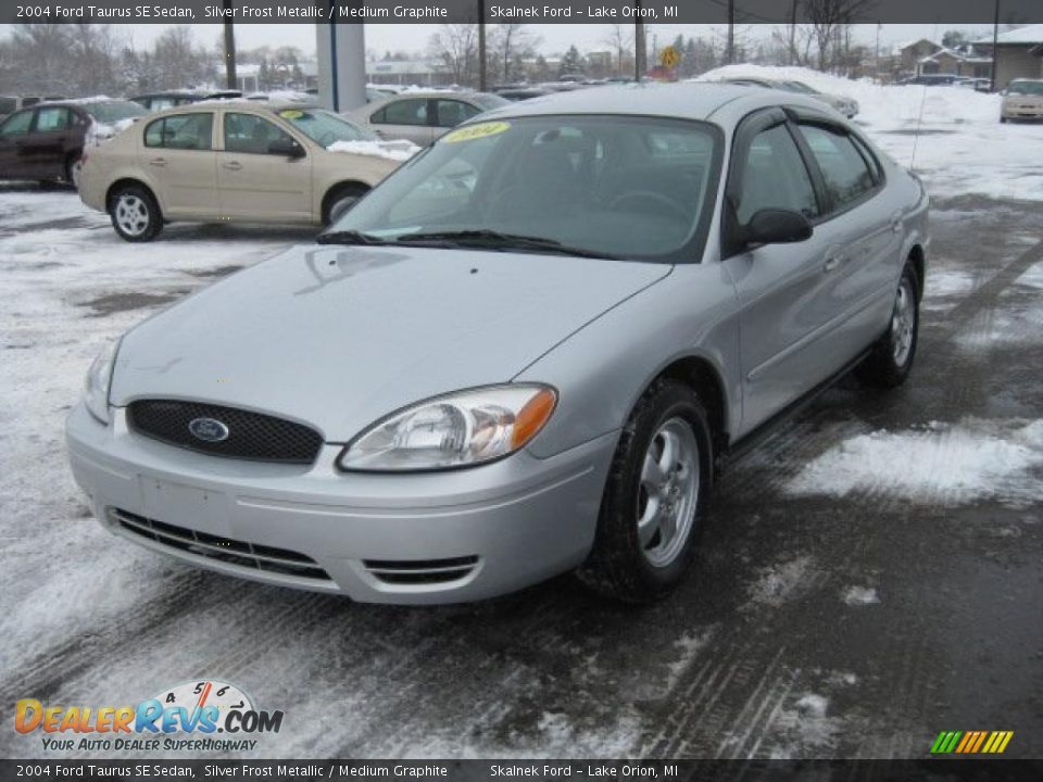 2004 Ford Taurus SE Sedan Silver Frost Metallic / Medium Graphite Photo #10