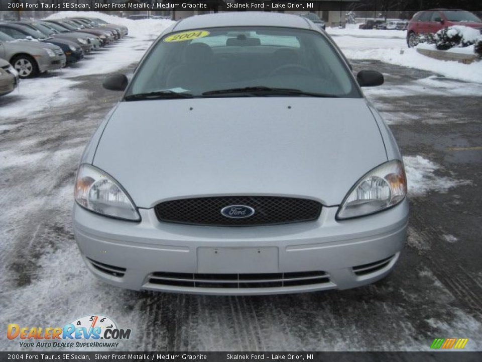 2004 Ford Taurus SE Sedan Silver Frost Metallic / Medium Graphite Photo #11